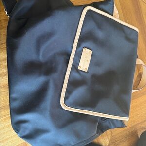 Kate Spade Black and Tan Backpack